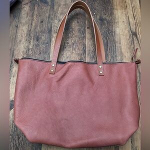 Portland Leather Medium Tote in Clay